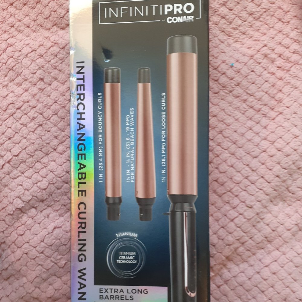 SALE!! Brand New Conair Infiniti PRO Interchangeable Curling Wand
